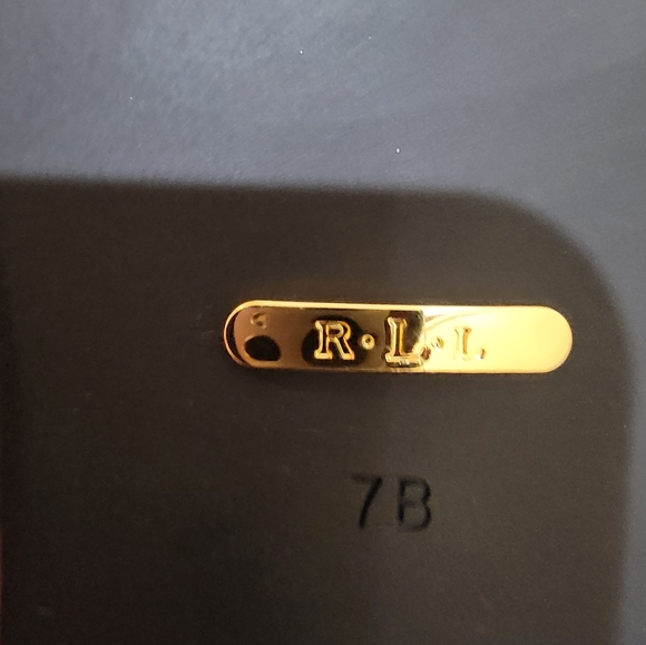 Ralph Lauren suede black oxfords women's size 7 Never worn - Picture 9 of 9